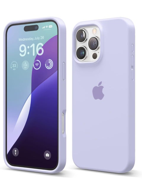 iPhone 16 Pro Liquid Silicone Case Cover,Full Body Protection, Shockproof, Slim, Anti-Scratch Soft Microfiber Lining,Slim Protective Back Cover with Comfortable Hold Touch Feeling and Anti-fingerprint