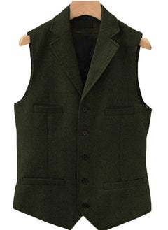 KUYING New Fashionable Herringbone Patterned Suit Vest  - Image 1