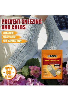 JUE-FISH 3 Bags/30-Pcs Warm Foot Patch Up to 8 Hours of Heat for Heating and Keeping Feet Warm  - Image 3