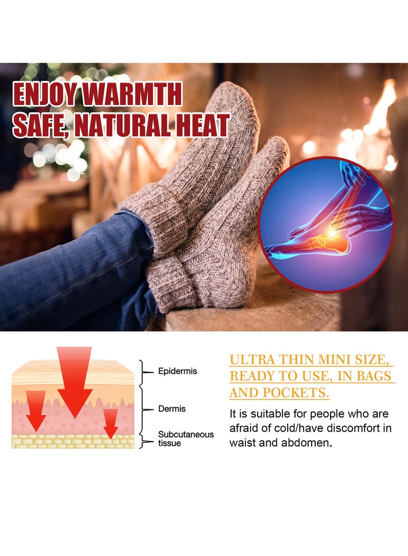 JUE-FISH 3 Bags/30-Pcs Warm Foot Patch Up to 8 Hours of Heat for Heating and Keeping Feet Warm - Image 4