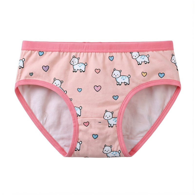 Girls Cute Print Cotton Briefs School Play Travel Home Daily Use Size 2XL 140 55-65lbs - Image 4