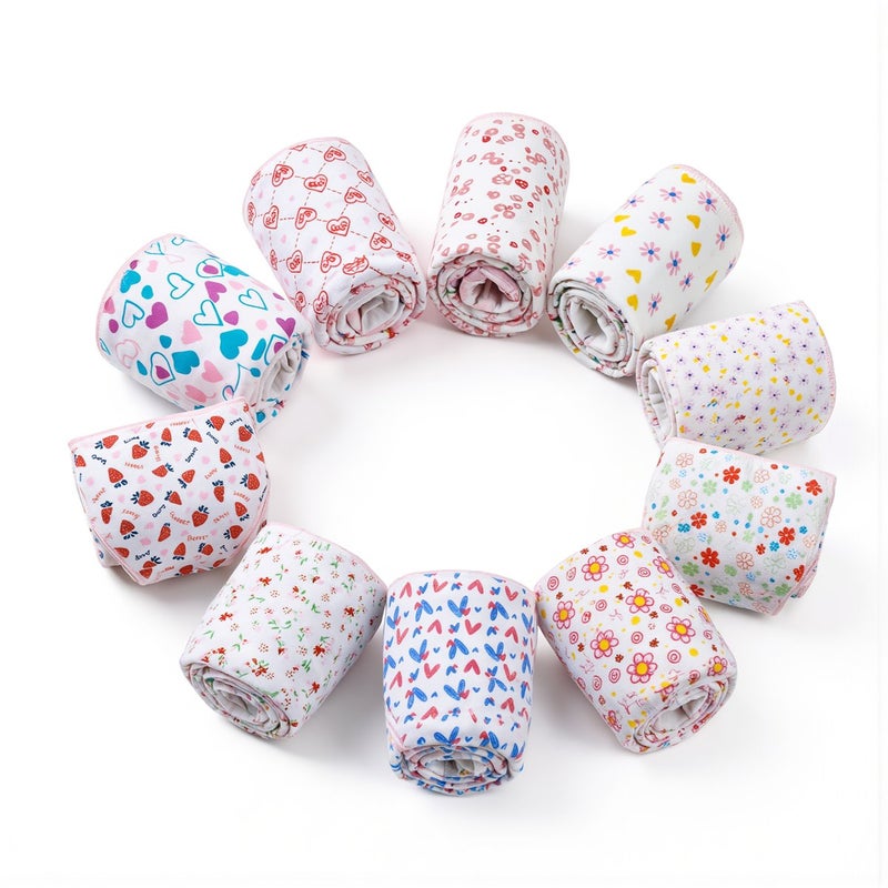 Girls Cute Print Cotton Briefs School Play Travel Home Daily Use Size 2XL 140 55-65lbs - Image 2