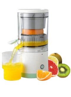 Generic Citrus Juicer Electric Mini Juicer Machine Rechargeable Portable Multifunctional Orange Squeezer with Charging Cable Easy to Use  - Image 1