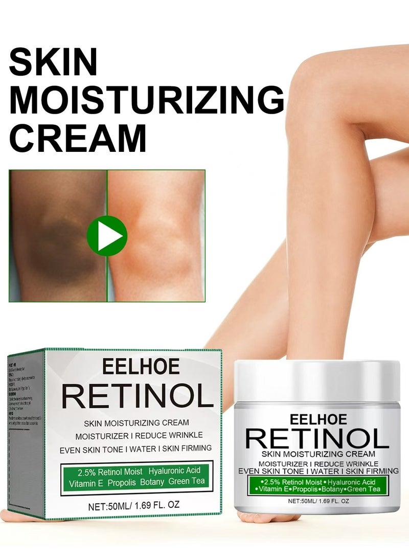 EELHOE Retinol Skin Moisturizing Cream - Anti-Aging, Whitening, and Skin Firming Moisturizer for Brightening and Lightening Melanin (50ML) - Image 4
