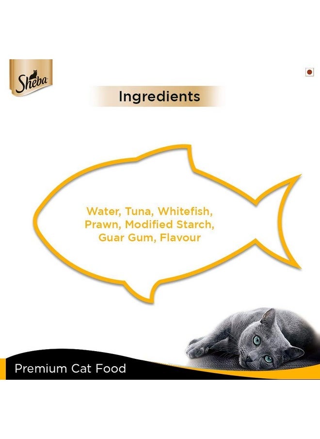 Sheba Tuna Fillet & Whole Prawns In Gravy | Can 85G | By "Woofsnwags"  - Image 3