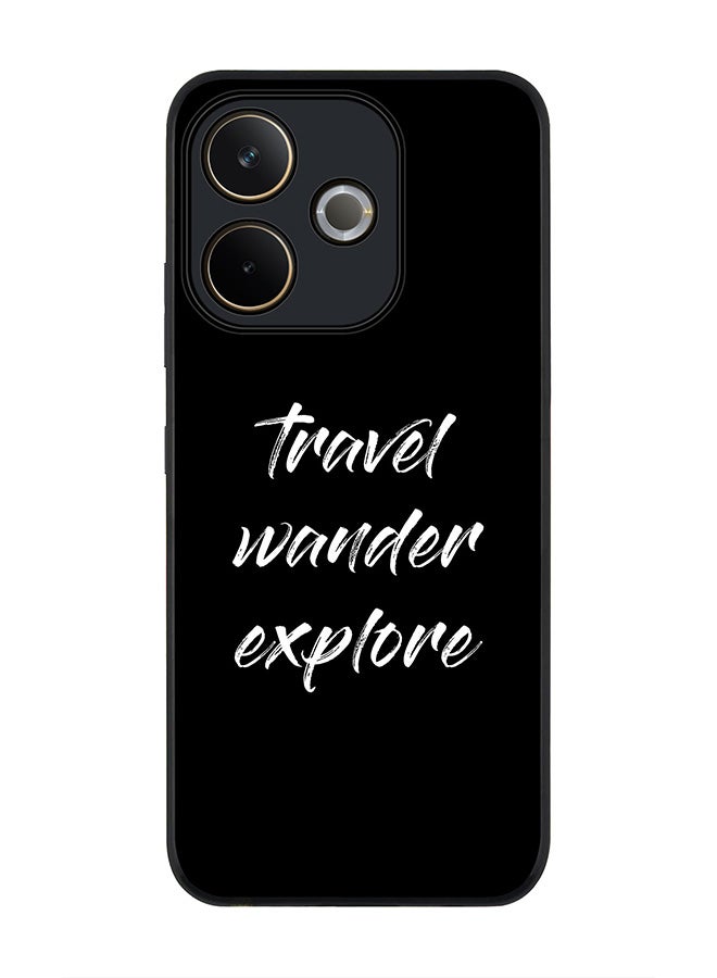 Stylizedd For Oppo A5 Pro 5G / A5 Pro 4G / 5G Case,Slim fit Camera Protection, Shockproof Thin Phone cover  - Travel Wander Explore - Image 1