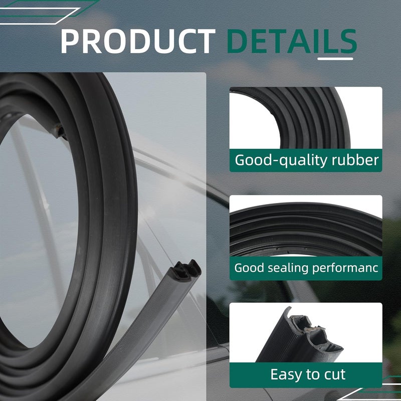 Riyhch Door Weatherstrip Seal for GMC Yukon, Cadillac Escalade, and Chevy Models - Front Right Passenger Side - Image 5