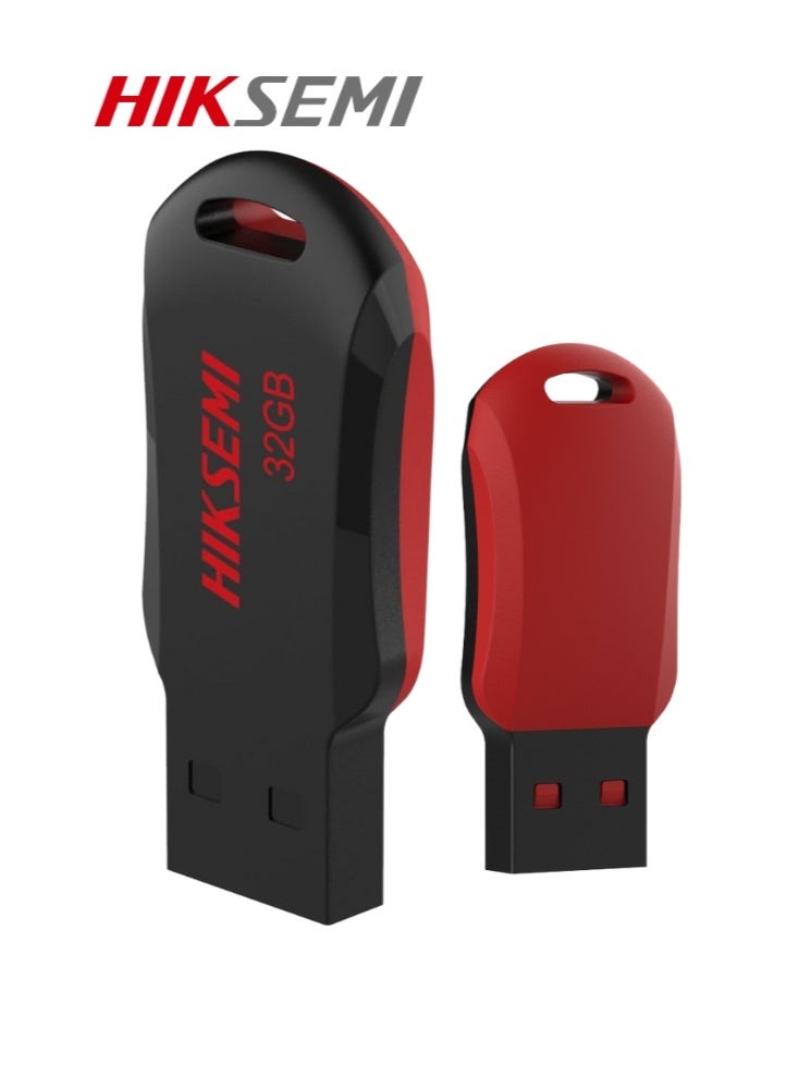 هيكسيمي محرك أقراص فلاش HIKSEMI USB 2.0 RNB سعة 32 جيجابايت، أسود | HS-USB-M200R سعة 32 جيجابايت - Image 1