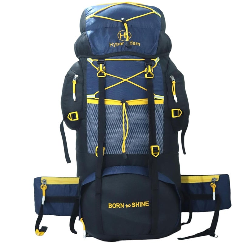 Hyper Adam Rucksack Bags | 75 Litres Travel Bag For Men | Tourist Bag For Travel | Backpack For Hiking Trekking Bag Mountain Bag For Camping | Rain Cover - Image 2