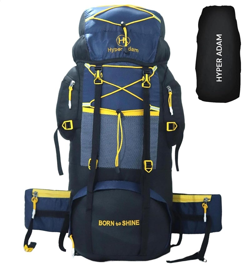 Hyper Adam Rucksack Bags | 75 Litres Travel Bag For Men | Tourist Bag For Travel | Backpack For Hiking Trekking Bag Mountain Bag For Camping | Rain Cover - Image 1