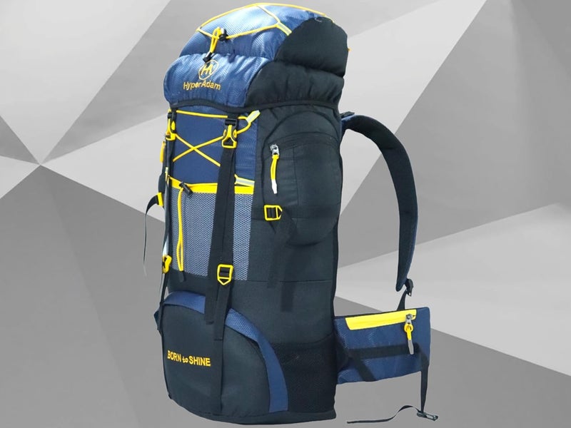 Hyper Adam Rucksack Bags | 75 Litres Travel Bag For Men | Tourist Bag For Travel | Backpack For Hiking Trekking Bag Mountain Bag For Camping | Rain Cover - Image 4