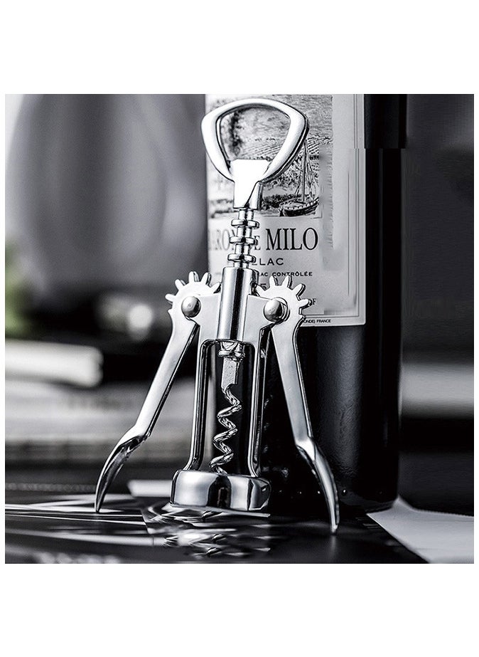 Corkscrew Bottle Opener Wine Bottle Opener Silver