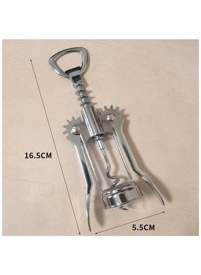 Corkscrew Bottle Opener Wine Bottle Opener Silver