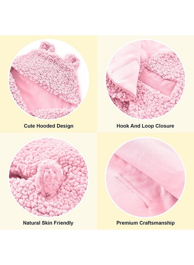 Brandonn Baby Blankets New Born Pack Of Hooded Wearable Swaddle Wrappers Cum Blankets For Baby Boys And Baby Girls - Image 5