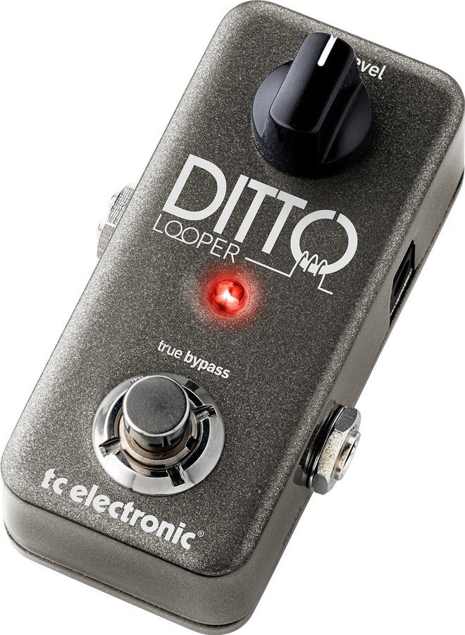 TC Electronic Ditto Looper Highly Intuitive Pedal With 5 Minutes Of Looping Time, Analog-Dry-Through And True Bypass