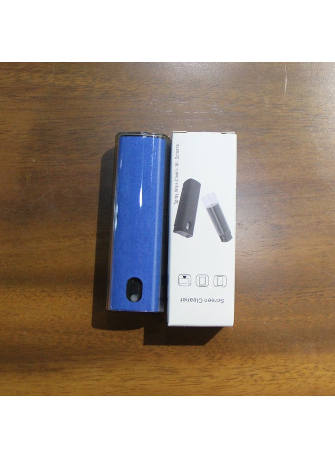 Generic - Mobile Phone Screen Cleaner Spray Wipe Tablet Computer Cleaning Suit Portable Touch Screen Cleaner Logo Computer-Color:Blue + Pc Shell + Cleaning Solution + Color Box - Image 1
