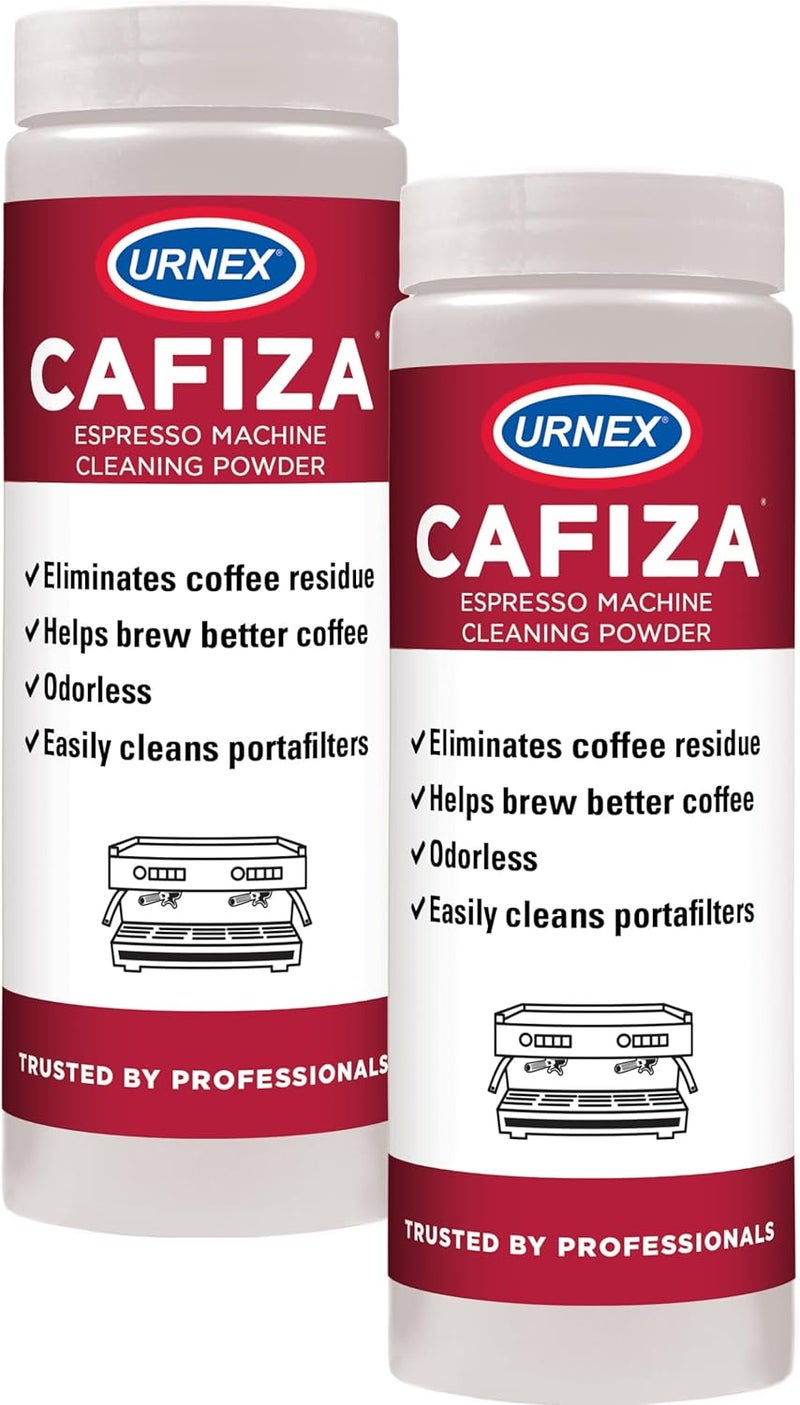 Urnex Cafiza Professional Espresso Machine Cleaning Powder 566 grams (2 Pack) - Made in USA - Image 1