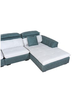 HOMEVEO A corner sofa set, 5-seater Scatter L Shaped  Cushion measuring 3.8 x 1.85 meters  - Image 3