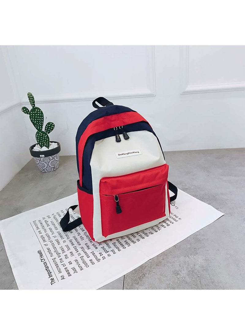 Generic Fashion Backpack Travel Commuter Backpack Light Student Schoolbag 39*28*12cm  - Image 4
