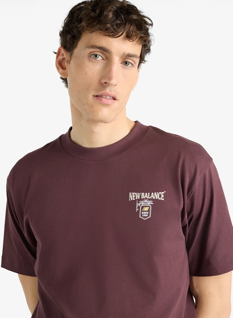 New Balance CHERRY LEATHER (YLR) International London Graphic T-Shirt for Men | Best Price UAE