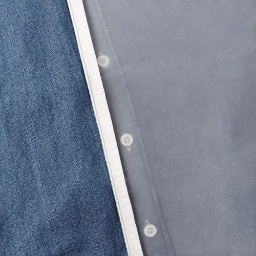Kntiwiwo Garment Bags Clear Suit Bag for Closet Storage Set of 8 Hanging Clothes Dress Cover Bags Dust-Proof with Zipper for Suit, Coat, Dresses Clothes Storage-24” x40” - Image 3