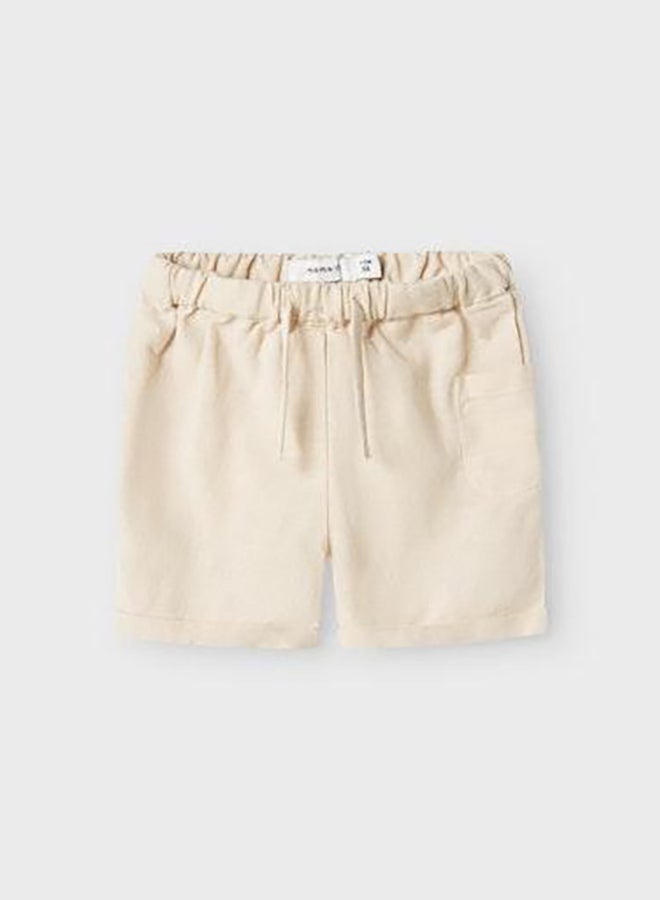 NAME IT Baby Boy Beige Shorts  - Image 3