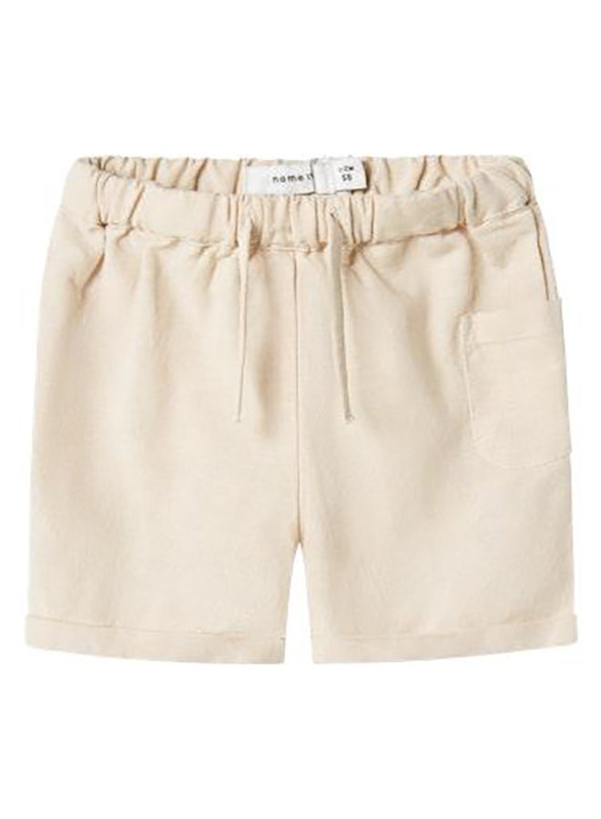 NAME IT Baby Boy Beige Shorts  - Image 1