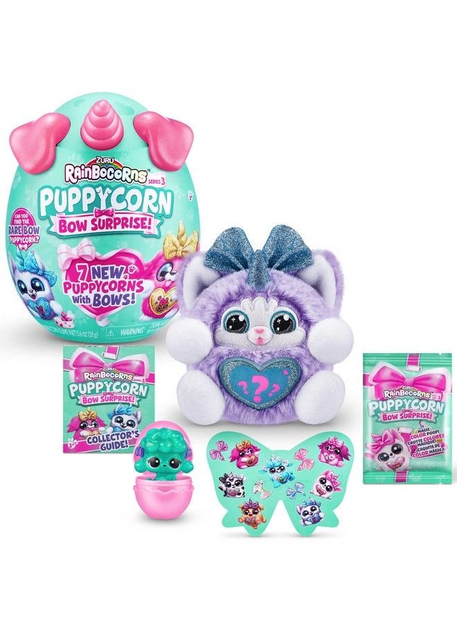 Rainbocorns Puppycorn Surprise Series 3 (Husky) By Zuru Collectible Plush Stuffed Animal Surprise Egg Sticker Pack Slime Dog Plush Ages 3+ For Girls Children  - Image 2