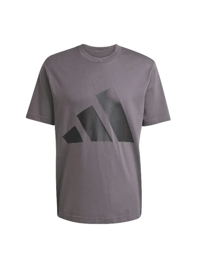Adidas essentials big logo single men graphic t-shirt
