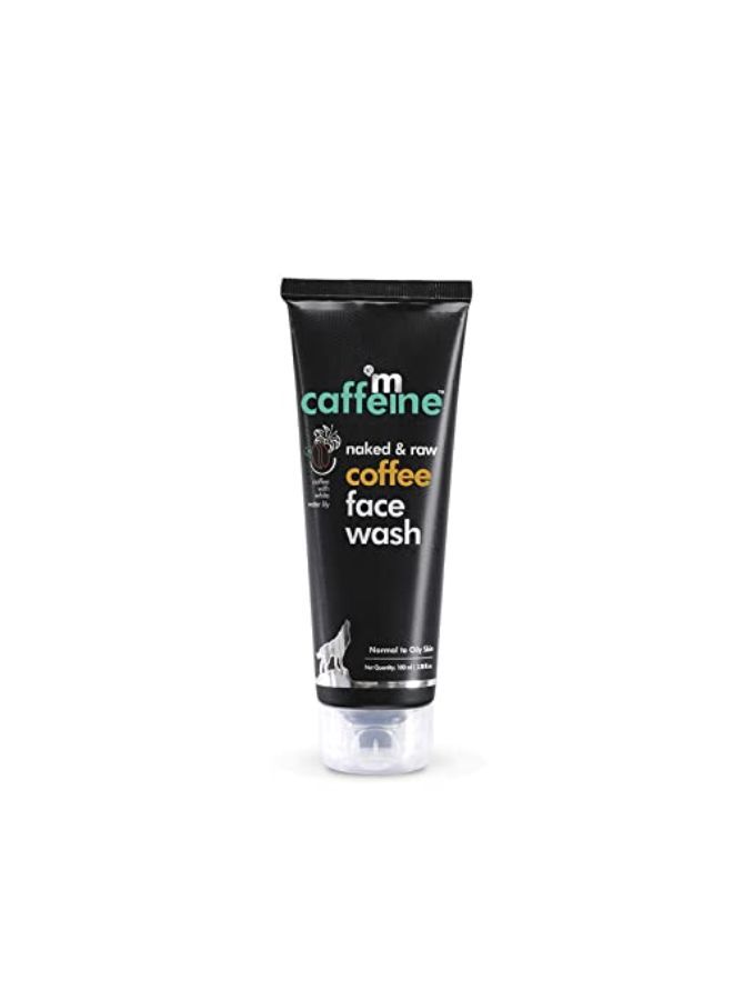 MCaffeine غسول الوجه Naked & Raw Coffee (عبوة من قطعتين)، 100 مل | White Water Lily | منظف عميق | بشرة دهنية/عادية | خالٍ من البارابين وSLS - Image 3