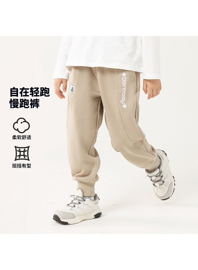Bornbay breathable Kids' Jogger Pants For Spring/fall - Versatile Casual Running Trousers With Elastic Cuffs - Image 2