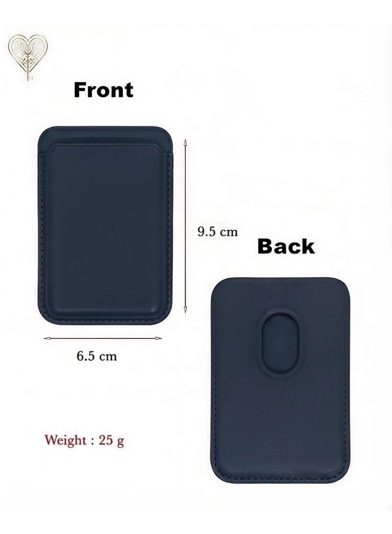 كيامور محفظة ماج سيف متوافقة مع آيفون 16 وآيفون 15 برو ماكس  حامل بطاقات ائتمان مغناطيسي آمن  جلد نباتي  محفظة بطاقات مغناطيسية متوافقة مع أجهزة آبل آيفون 16، 15، 14، 13، 12  تأتي مع علبة هدية - Image 5