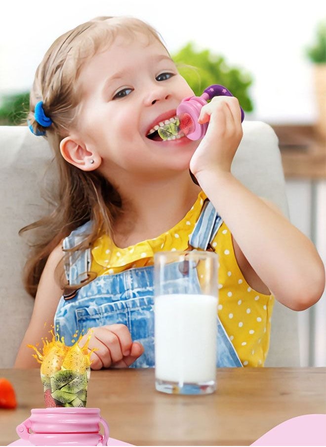 ZCM-HAPPY - 3-Piece Baby Silicone Feeding Accessories, Pacifier Clip Chain, Food Spoon, Food Feeder - Image 1