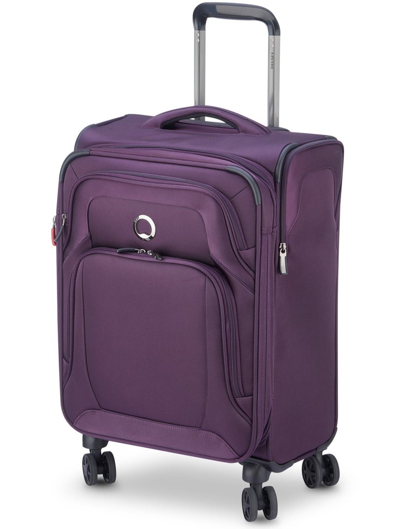 ديلسي _باريس أوبتيمكس لايت 55 سم حقيبة سفر بعجلات مزدوجة قابلة للتوسيع لون بنفسجي - Image 3