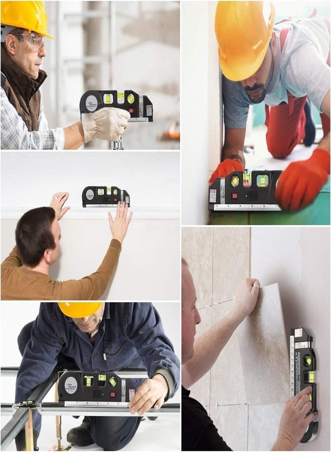 VATTU Laser Level Tool | Multipurpose Laser Level Kit | Standard Cross Line | level Line leveler Beam Tool with Metric Rulers - Image 5