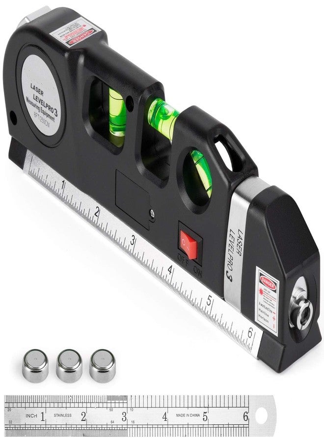 VATTU Laser Level Tool | Multipurpose Laser Level Kit | Standard Cross Line | level Line leveler Beam Tool with Metric Rulers - Image 1
