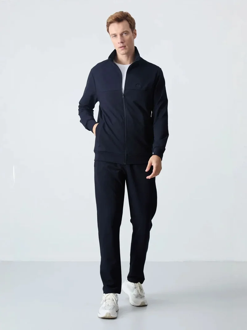 تومي لايف TOMMY Men's Zip-Collar Sweatshirt And Pants Set