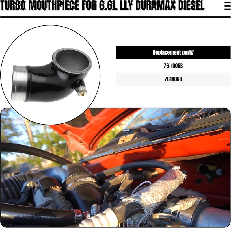 TUELETFU LLY Turbo Mouthpiece 6.6 Inlet Manifold Intake Elbow for Chevy Silverado/GMC Sierra 6.6L V8 Duramax Diesel 2004.5-2005 - Image 4