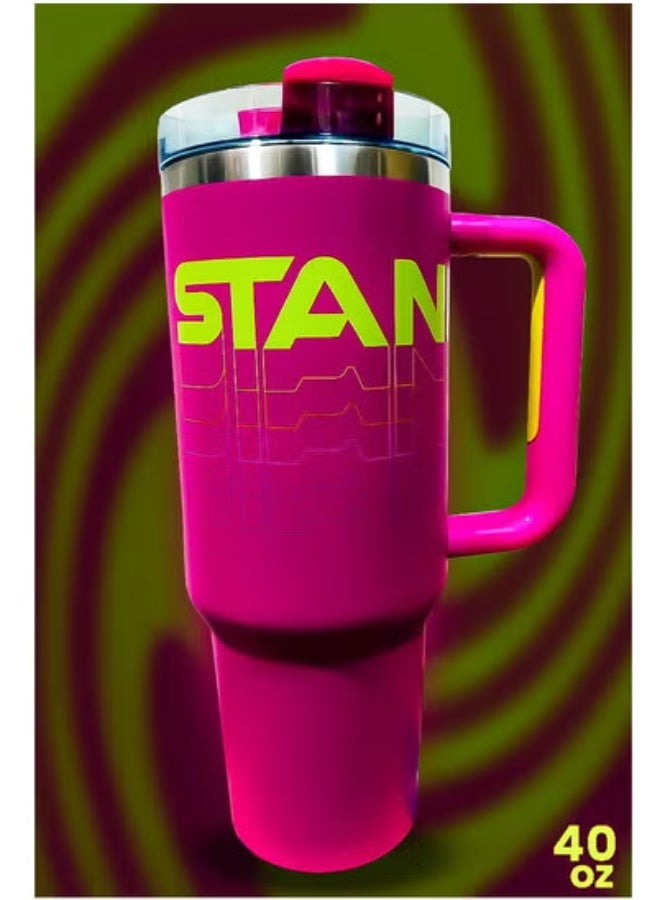 Stanley 40oz Tumbler – Stainless Steel Travel Mug with Reusable Straw – BPA Free, Eco Friendly & Dishwasher Safe – Leakproof FlowState Lid & Double Wall Insulation – Keeps Beverages Hot for 16 Hours & Cold for 24 Hours – Slim Base Fits Most Car Cup Holders – Rugged Ergonomic Handle for Comfortable Use On the Go, Office, or Outdoors - Image 1
