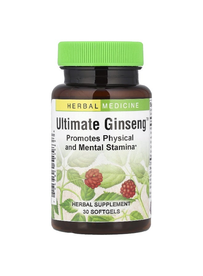 Herbs Etc., Ultimate Ginseng™, 30 Softgels (Packaging may vary) - Image 1