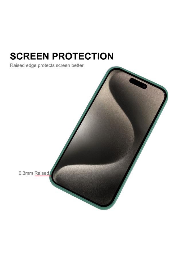 ENKAY Case For iPhone 15 Pro Liquid Silicone Soft Shockproof Phone Case - Image 2