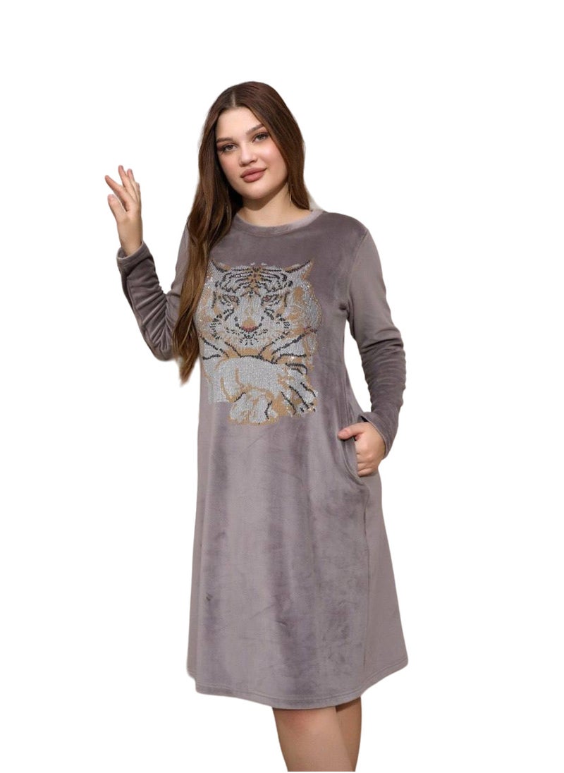 Short Winter Night Gown - pzsku/Z49EA9A54F307D0CA3D94Z/45/_/1730713719/2d6df95e-0dee-432e-9cea-536938d775f0