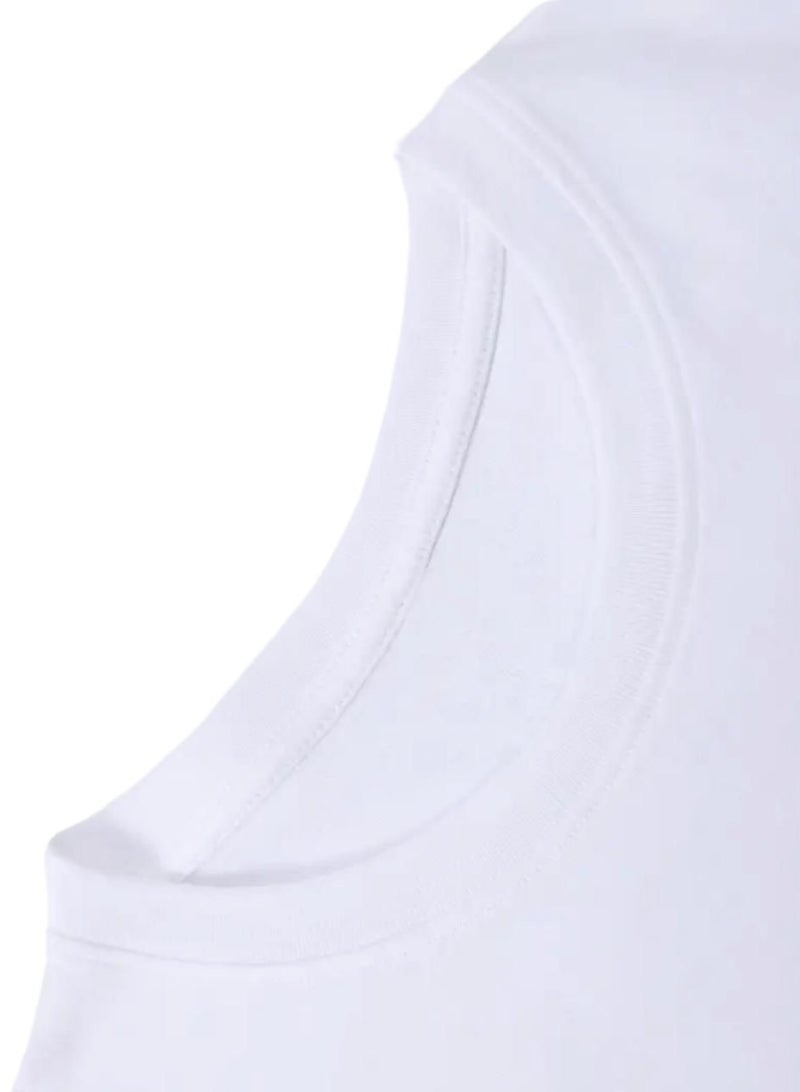 MR DARZI White Tshirt, Men’s Tshirt Flexxhub Cotton White , Cotton Tshirts MR DARZI  - Image 3