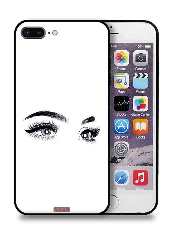 Tolwak Apple iPhone 8 Plus Protective Case Eyes Art - Image 1