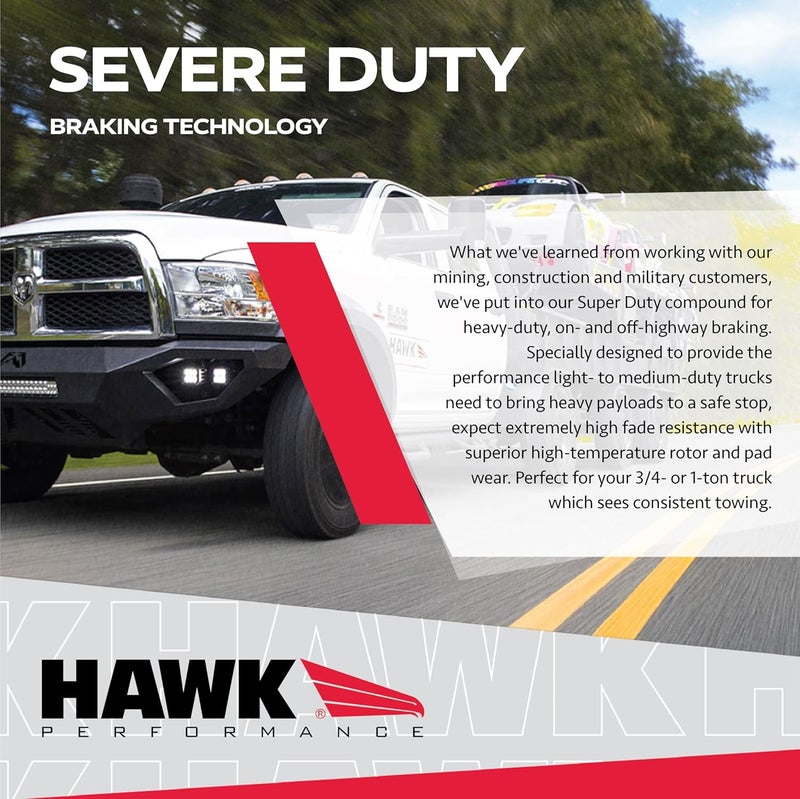 Hawk Performance HB705P.776 SuperDuty Disc Brake Pads - Image 2