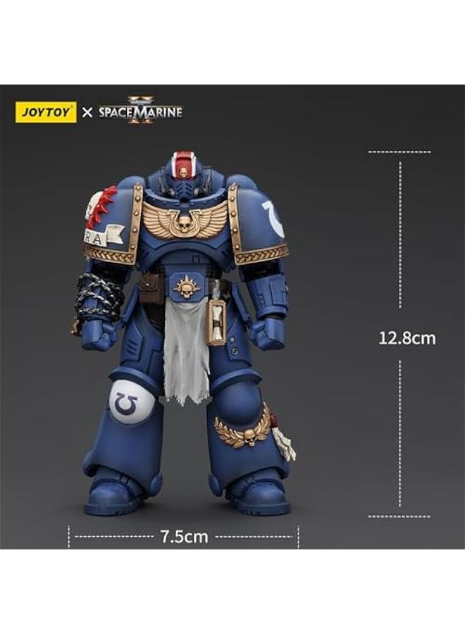 JOYTOY Warhammer 40K Space Marines 2 - Uitramarines Lieutenant Titus JT00058, Game Special Limited Edition, 1/18 Scale Collectible Action Figure  - Image 3