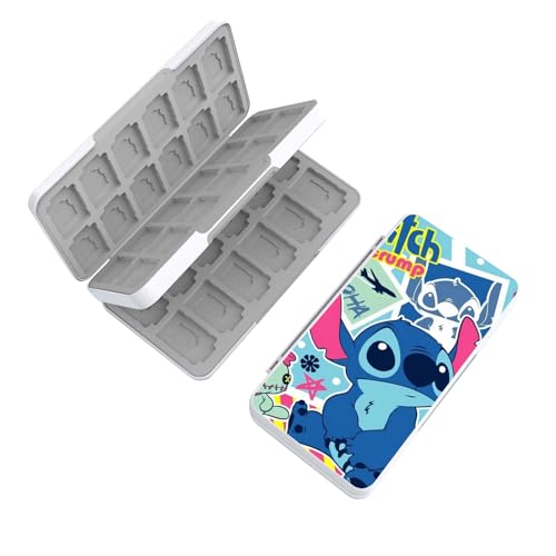 doepeBAE Switch Game Card Case Compatible with Nintendo Switch,Game Card Storage Holder,New Portable Thin Card Protection Case with 48 Game Card Slots and 48 TF Card Slots (Z-White) - Image 1