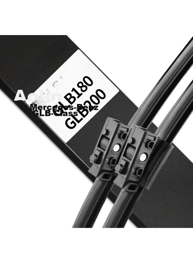 Aolin Boneless Windshield Wipers For Mercedes-benz Glb, Glb180/glb200, Original Size A-grade Rubber Strip - Image 1