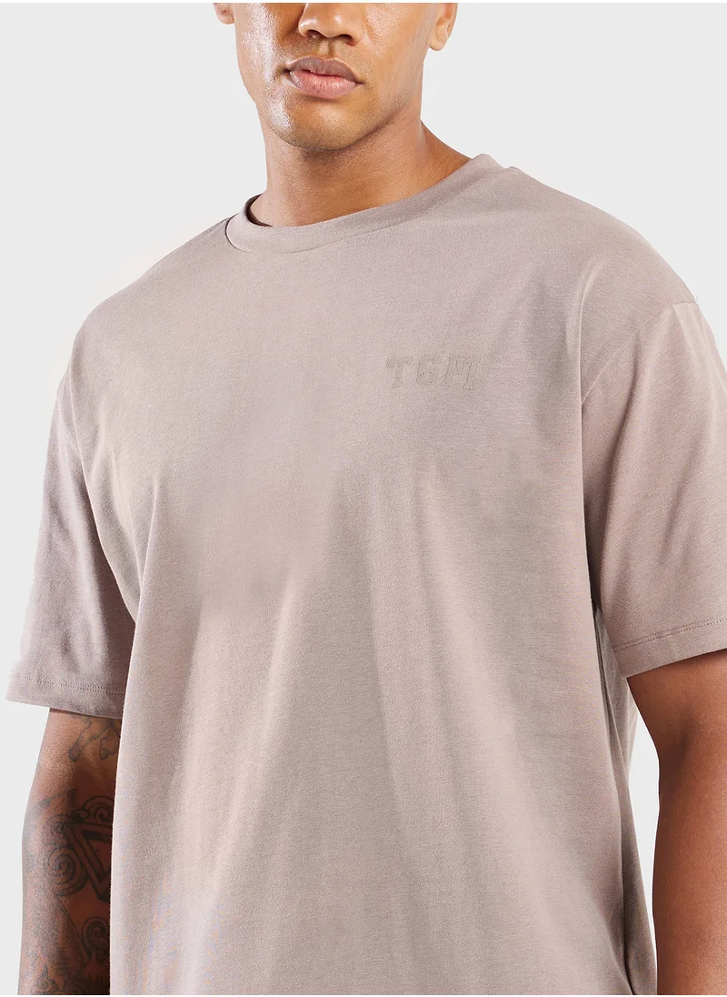 ذا جيفينج موفمنت Oversized Racing Printed T-Shirt