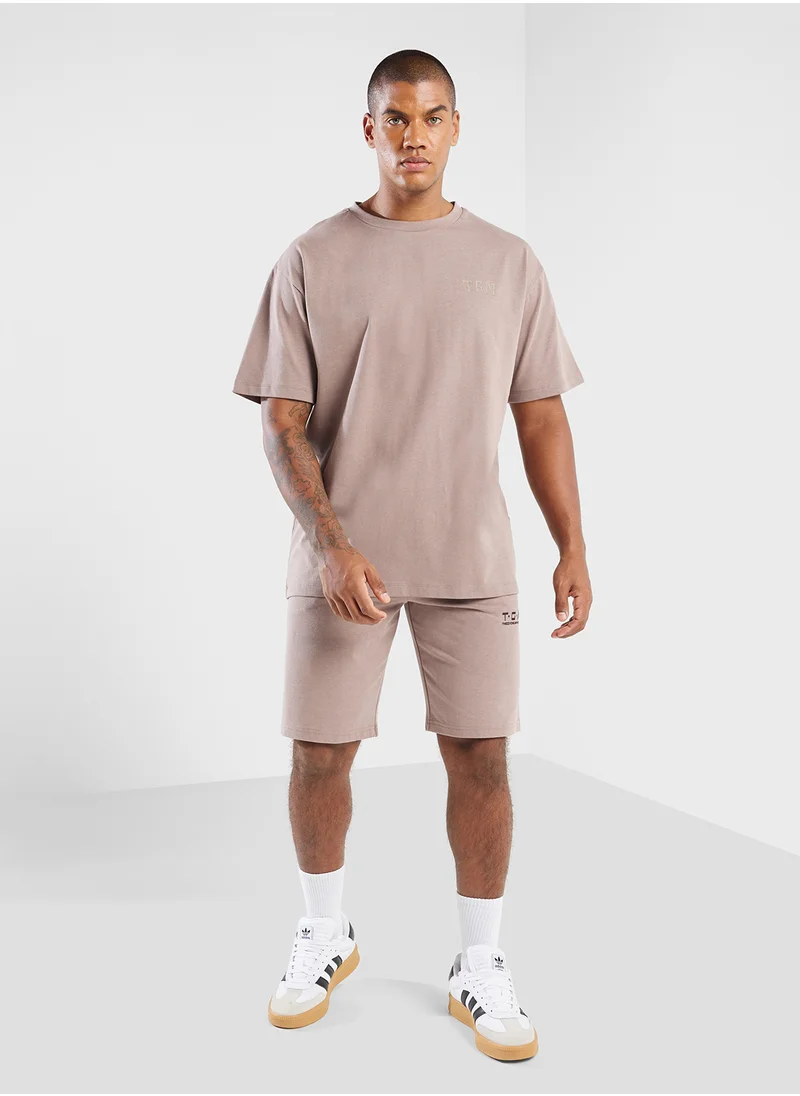 ذا جيفينج موفمنت Oversized Racing Printed T-Shirt